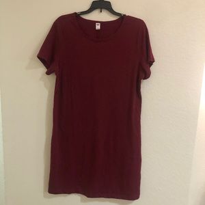 Old Navy Red Tshirt dress